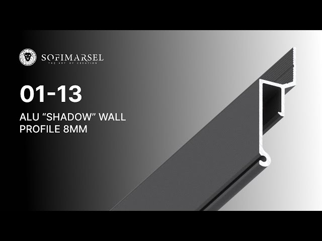 2 01-13 SHADOW PROFILE 8MM 01-13 SCHATTEN PROFIL 8MM (WAND)