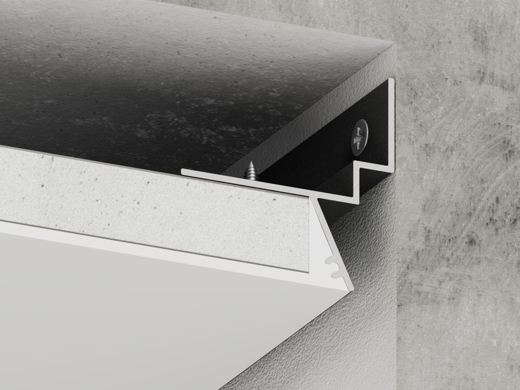 GS 01-15 SCHATTENPROFIL FÜR GIPSKARTONPLATTEN 12MM