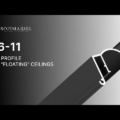 06-11 PROFIL FÜR DIE MONTAGE VON SCHWEBENDEN DECKEN (WAND)