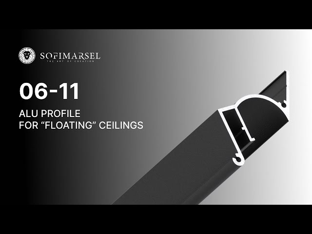 06-11 PROFIL FÜR DIE MONTAGE VON SCHWEBENDEN DECKEN (WAND)