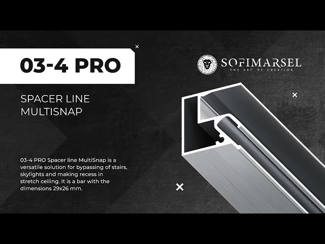 03-4 PRO PROFIL «SPACER LINE MULTISNAP»