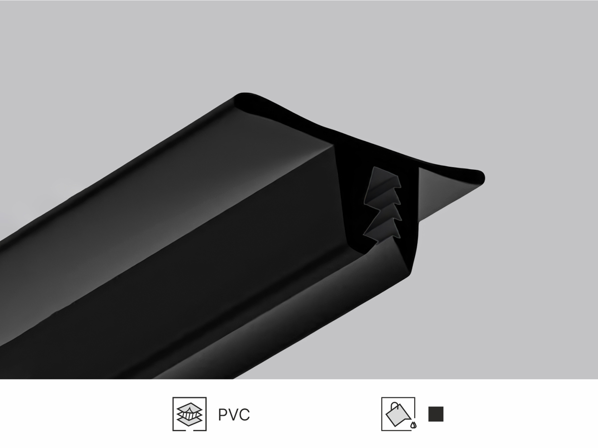 TL-347 PVC ABDECKLEISTE FÜR WAND- UND DECKENPROFIL