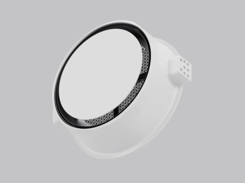 MD 01-12 SCHATTENLÜFTUNGSGITTER MIT 100 MM LÜFTERADAPTER