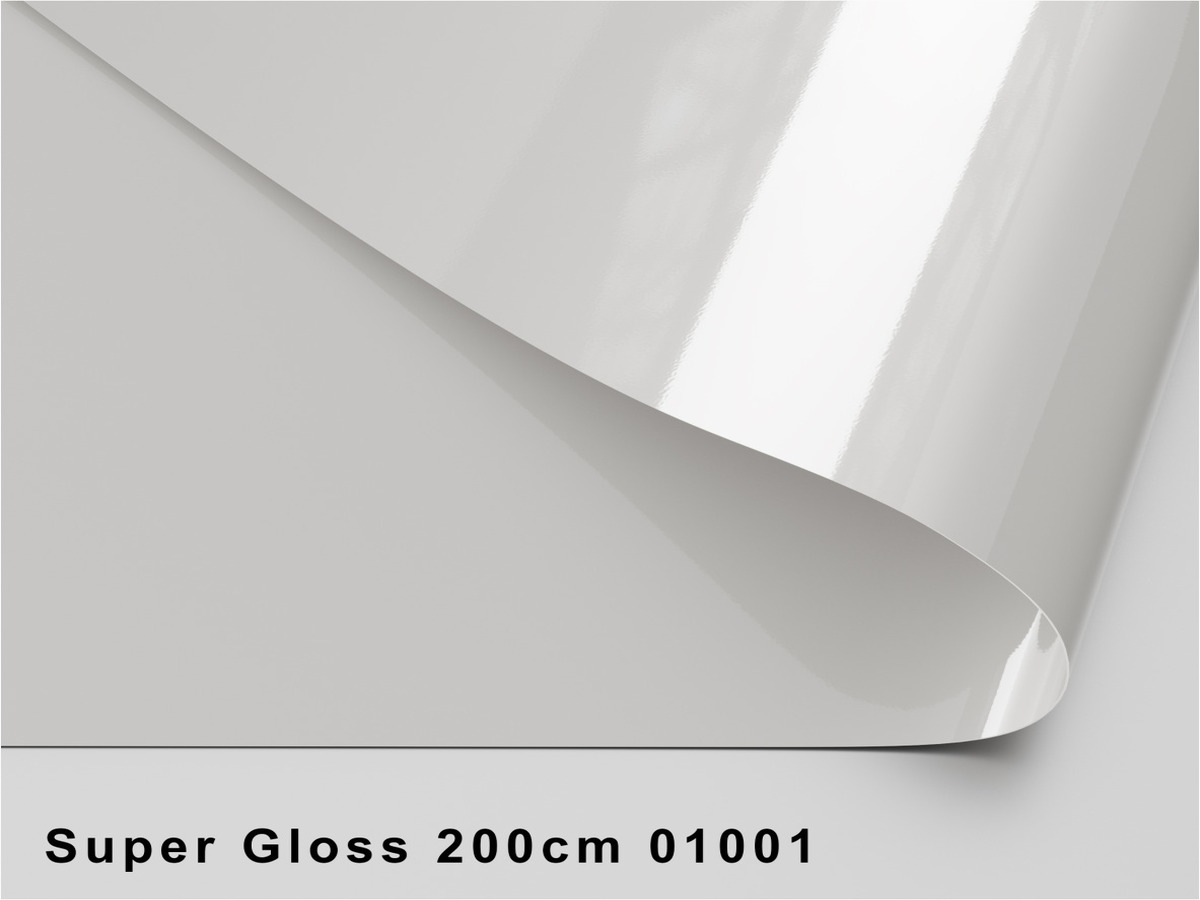 60 SUPER GLOSS WHITE 200 CM