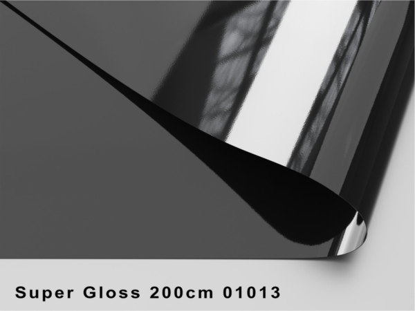 62 SUPER GLOSS BLACK 200 CM